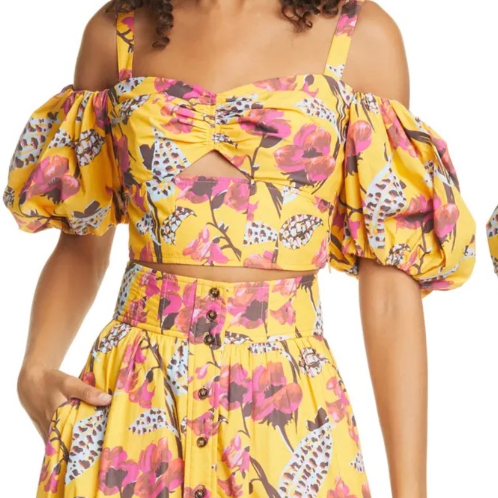 A.L.C. Melody Top in Yellow Size 6